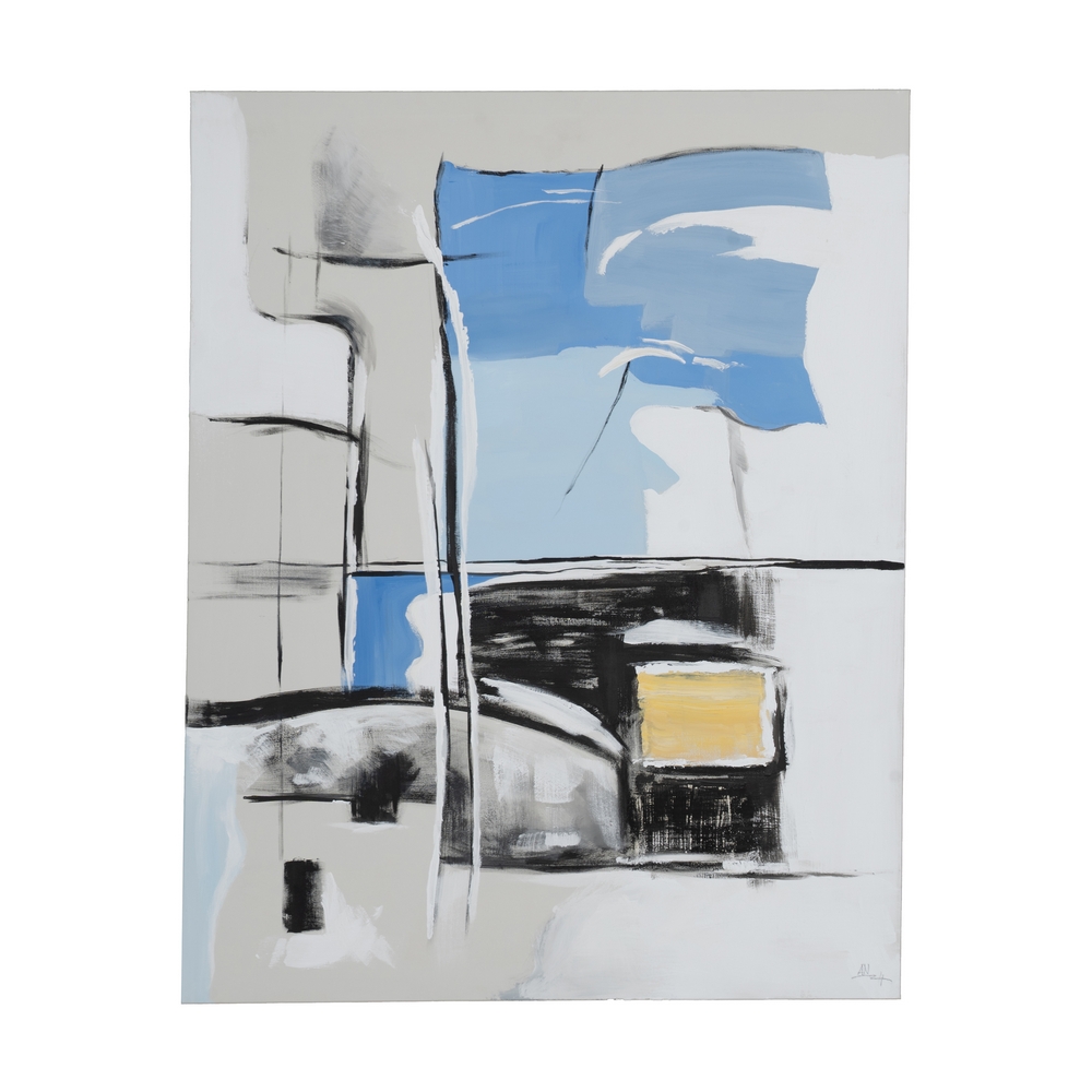 PINTURA ABSTRACTO 2/M LIENZO DECORACIÓN 80 X 100 CM - Imagen 3