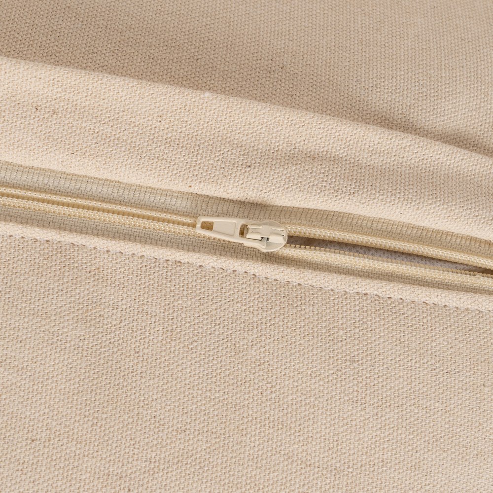 COJÍN BLANCO NATURAL LANA-ALGODÓN 45 X 45 CM - Imagen 5