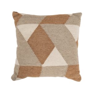 COJÍN MULTICOLOR LANA-ALGODÓN DECORACIÓN 45 X 45 CM