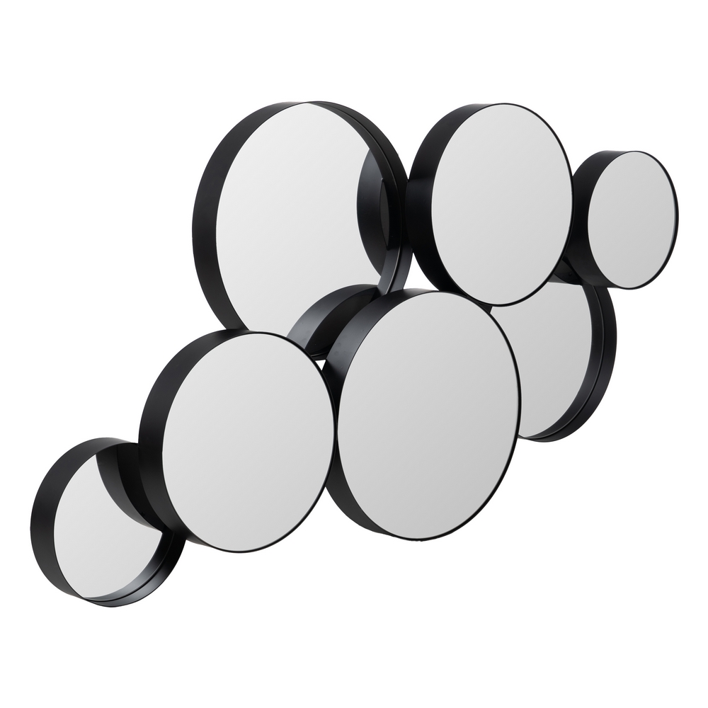 ESPEJO PARED NEGRO DM-METAL 170 X 15 X 95 CM - Imagen 2