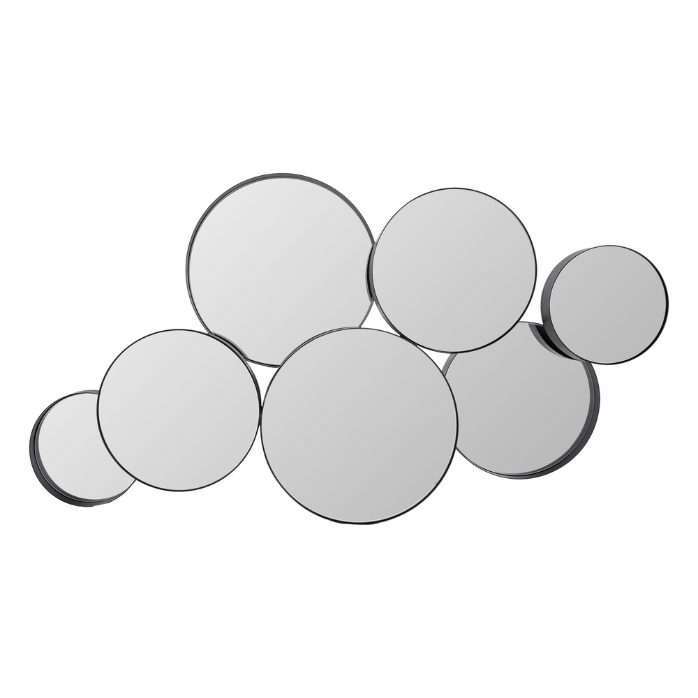 ESPEJO PARED NEGRO DM-METAL 170 X 15 X 95 CM