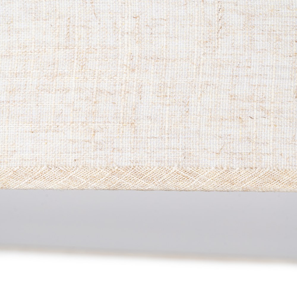 PLAFÓN CRUDO METAL / LINO 70 X 70 X 15 CM - Imagen 2