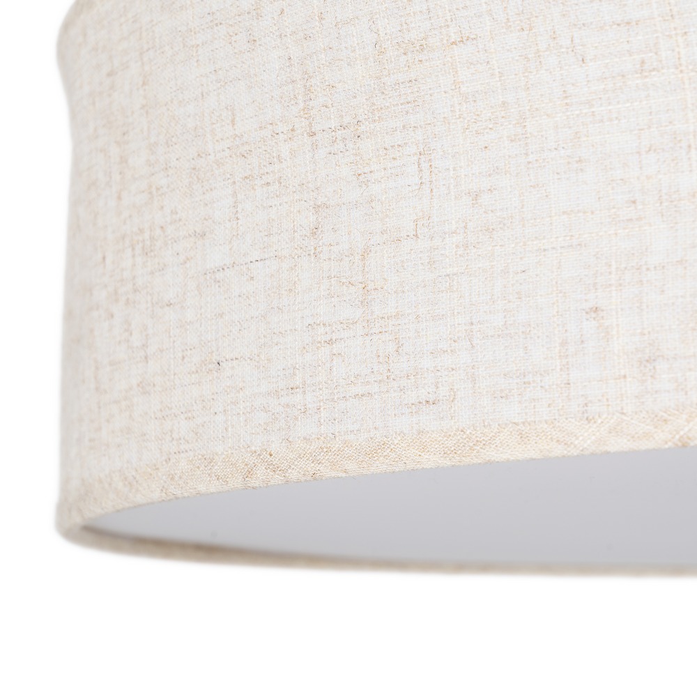 PLAFÓN CRUDO METAL / LINO 70 X 70 X 15 CM - Imagen 3