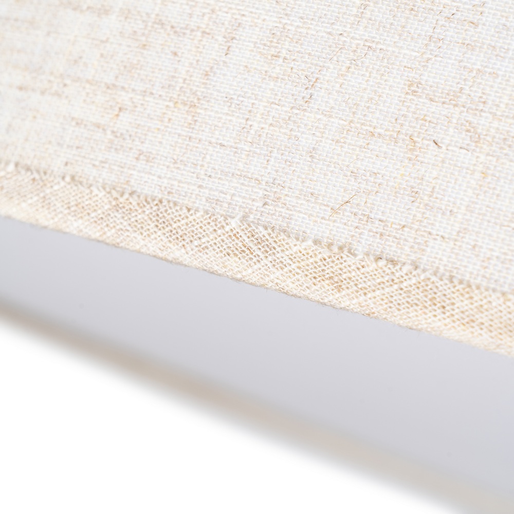 PLAFÓN CRUDO METAL / LINO 70 X 70 X 15 CM - Imagen 4