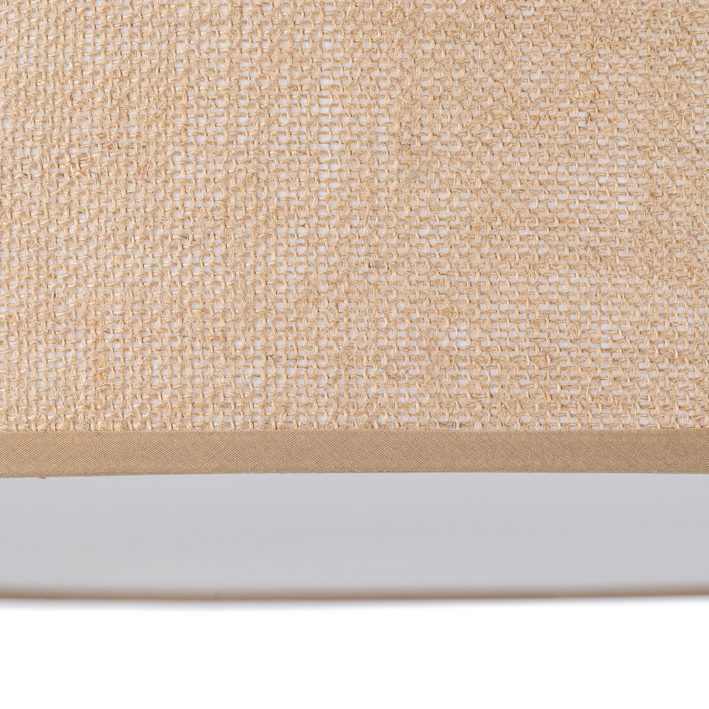 PLAFÓN NATURAL METAL / LINO 70 X 70 X 15 CM - Imagen 3