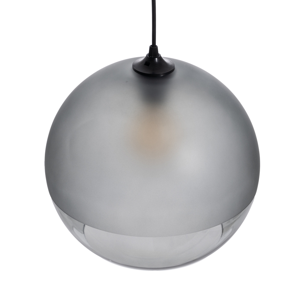 LÁMPARA DECORACIÓN GRIS CRISTAL 30 X 30 X 25 CM - Imagen 2