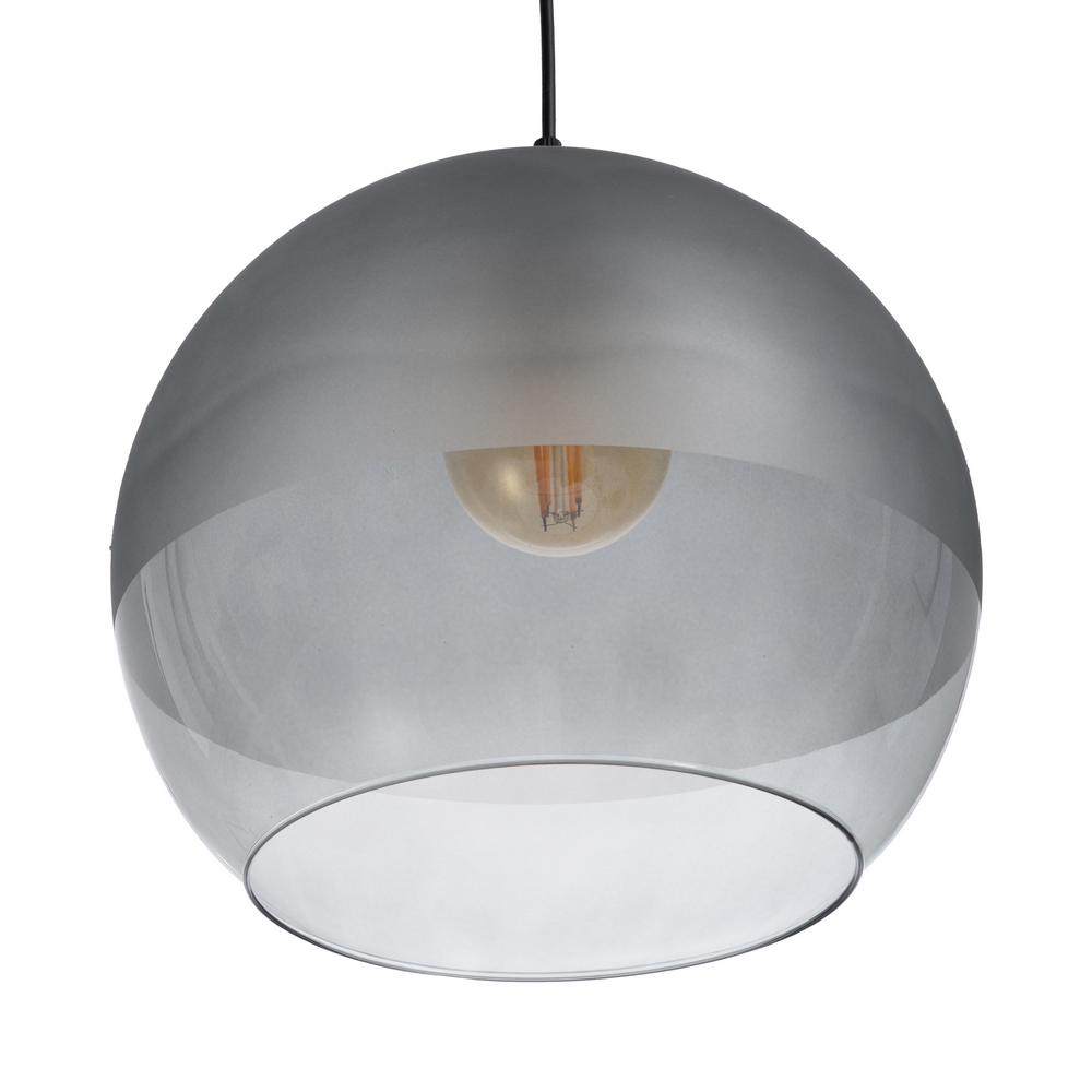 LÁMPARA DECORACIÓN GRIS CRISTAL 30 X 30 X 25 CM - Imagen 3