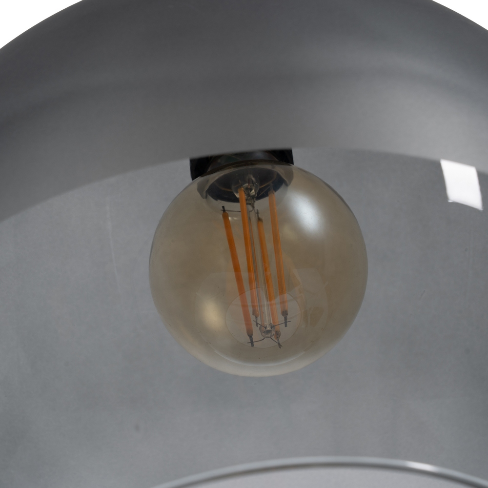 LÁMPARA DECORACIÓN GRIS CRISTAL 30 X 30 X 25 CM - Imagen 6