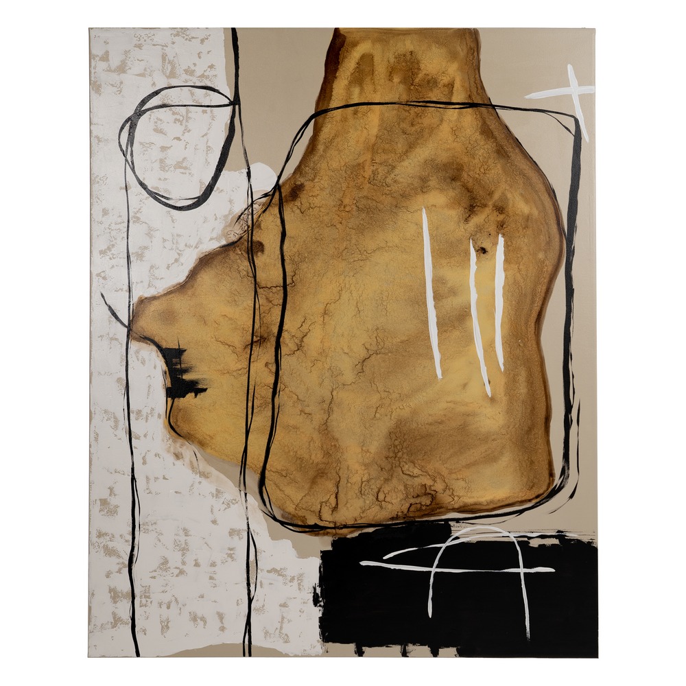 PINTURA ABSTRACTO LIENZO DECORACIÓN 120 X 150 CM