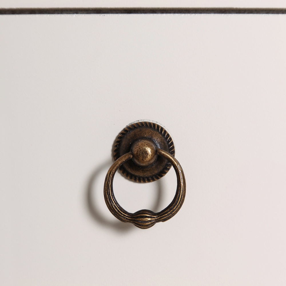 MESITA 2 PUERTAS Y 1 CAJÓN BLANCO 45 X 26 X 69 CM - Imagen 4