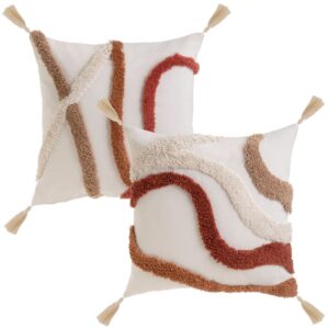 COJÍN 2/M POLIALGODÓN MARRÓN 45 X 45 CM